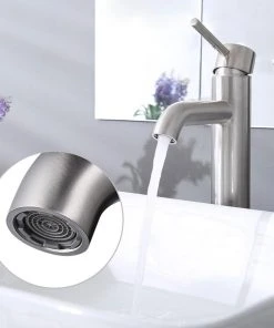 Yescom 12" Bathroom Vessel Sink Faucet 1-Hole, Brushed Nickel -Moen-shop 04414e4e0ddde832 2330 w800 h800 b0 p0