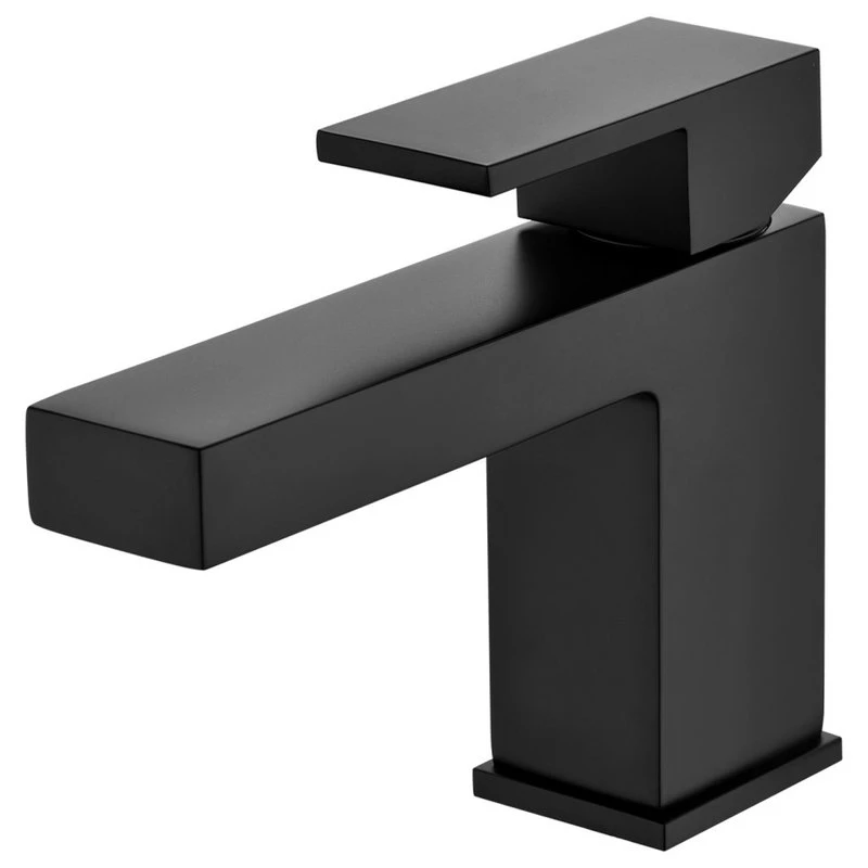 Luxier BSH05-S Single-Handle Bathroom Faucet With Drain, Matte Black 1 Luxier BSH05-S Single-Handle Bathroom Faucet With Drain, Matte Black