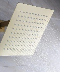 HOMARY Wall Mount 10" Rainshower Hand Shower And Tub Spout Shower System, Brushed Gold 12 HOMARY Wall Mount 10" Rainshower Hand Shower And Tub Spout Shower System, Brushed Gold -Moen-shop 0641d4170051d53f 8515 w800 h800 b0 p0