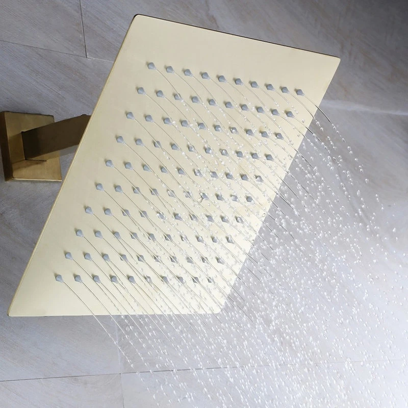 HOMARY Wall Mount 10" Rainshower Hand Shower And Tub Spout Shower System, Brushed Gold 5 HOMARY Wall Mount 10" Rainshower Hand Shower And Tub Spout Shower System, Brushed Gold - Image 5