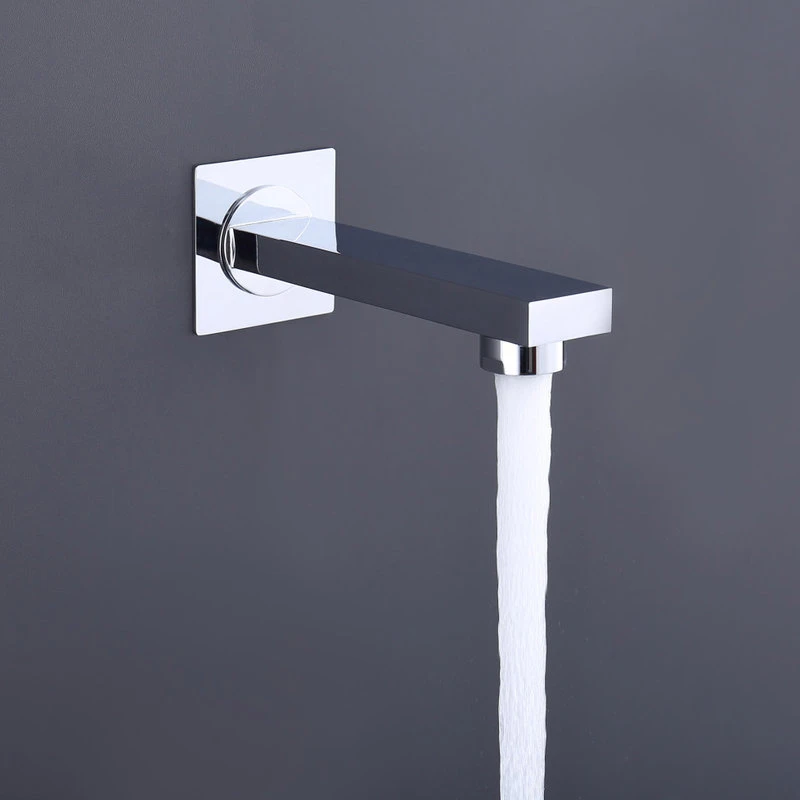 Alma Vanities Alam Empolo 8" Wall Mount Rain Shower Set, Chrome 6 Alma Vanities Alam Empolo 8" Wall Mount Rain Shower Set, Chrome - Image 6