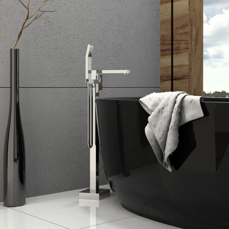 Keeney Holdings LLC Belanger QUA45 Single Handle Freestanding Tub Filler, Polished Chrome 3 Keeney Holdings LLC Belanger QUA45 Single Handle Freestanding Tub Filler, Polished Chrome - Image 3