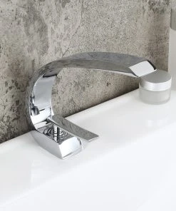 HOMARY Modern 1-Handle Bathroom Sink Faucet With Pop Up Drain, Chrome -Moen-shop 07c1d09f0d1d9bd8 2864 w800 h800 b0 p0