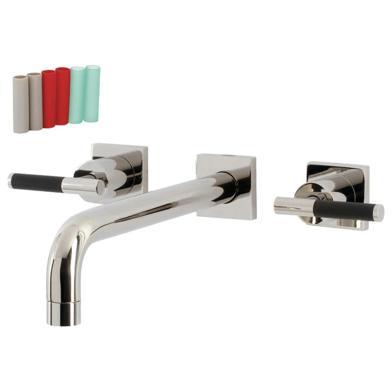 Kingston Brass KS6026CKL Wall Mount Tub Faucet, Polished Nickel 1 Kingston Brass KS6026CKL Wall Mount Tub Faucet, Polished Nickel