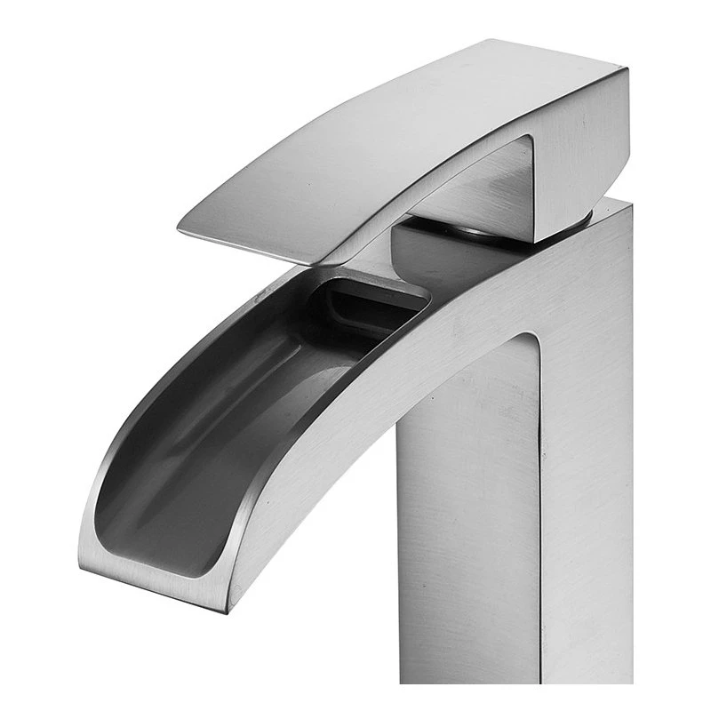 Vinnova Liberty Single-Handle Basin Bathroom Faucet, Satin Nickel 3 Vinnova Liberty Single-Handle Basin Bathroom Faucet, Satin Nickel - Image 3