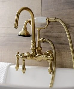 Kingston Brass AE7T Aqua Vintage Wall Mounted Clawfoot Tub Filler - Oil Rubbed -Moen-shop 0841b00e00cd3dc2 7349 w800 h800 b0 p0