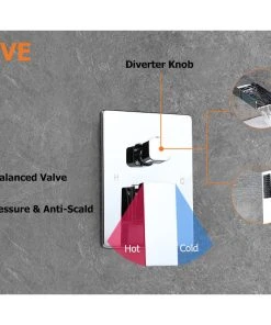 Homary Waterfall Wall-Mount Bathtub Filler Faucet & Handshower, Chrome 10 Homary Waterfall Wall-Mount Bathtub Filler Faucet & Handshower, Chrome -Moen-shop 08a1892c0f0716b3 2986 w800 h800 b0 p0