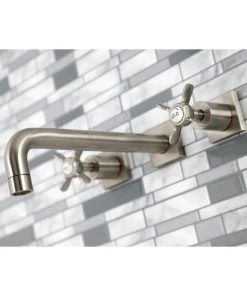 Kingston Brass KS6028BEX Wall Mount Tub Faucet, Brushed Nickel -Moen-shop 0af1d6f7013fb618 1334 w800 h800 b0 p0