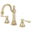 Water Creation F2-0012-06-TL Satin Brass High Arc Torch Lever Handle True Brass Lavatory Faucet
