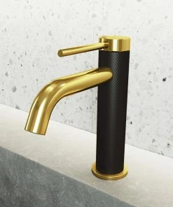 VIGO Madison CFiber© Single Hole Bathroom Faucet, Matte Gold/Matte Black -Moen-shop 0cb1b4de0f08bf92 2982 w800 h800 b0 p0