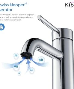 Kibi USA Circular Brass Single Handle Bathroom Faucet KBF1008, Chrome, With Drain 20 Kibi USA Circular Brass Single Handle Bathroom Faucet KBF1008, Chrome, With Drain -Moen-shop 0cd1937a0f1b5607 7681 w800 h800 b1 p0