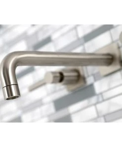 Kingston Brass KS6028DL Wall Mount Tub Faucet, Brushed Nickel -Moen-shop 0da102eb013fb640 1351 w800 h800 b0 p0