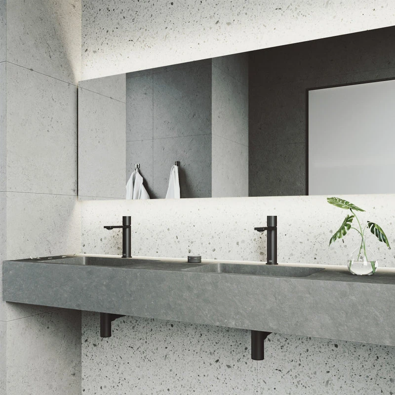 VIGO Halsey Single Hole Bathroom Faucet, Matte Black 6 VIGO Halsey Single Hole Bathroom Faucet, Matte Black - Image 6