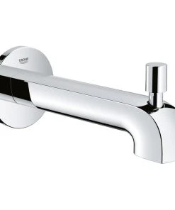 GROHE US Grohe 13 399 Defined 6-7/8" Integrated Diverter Tub Spout - Starlight Chrome