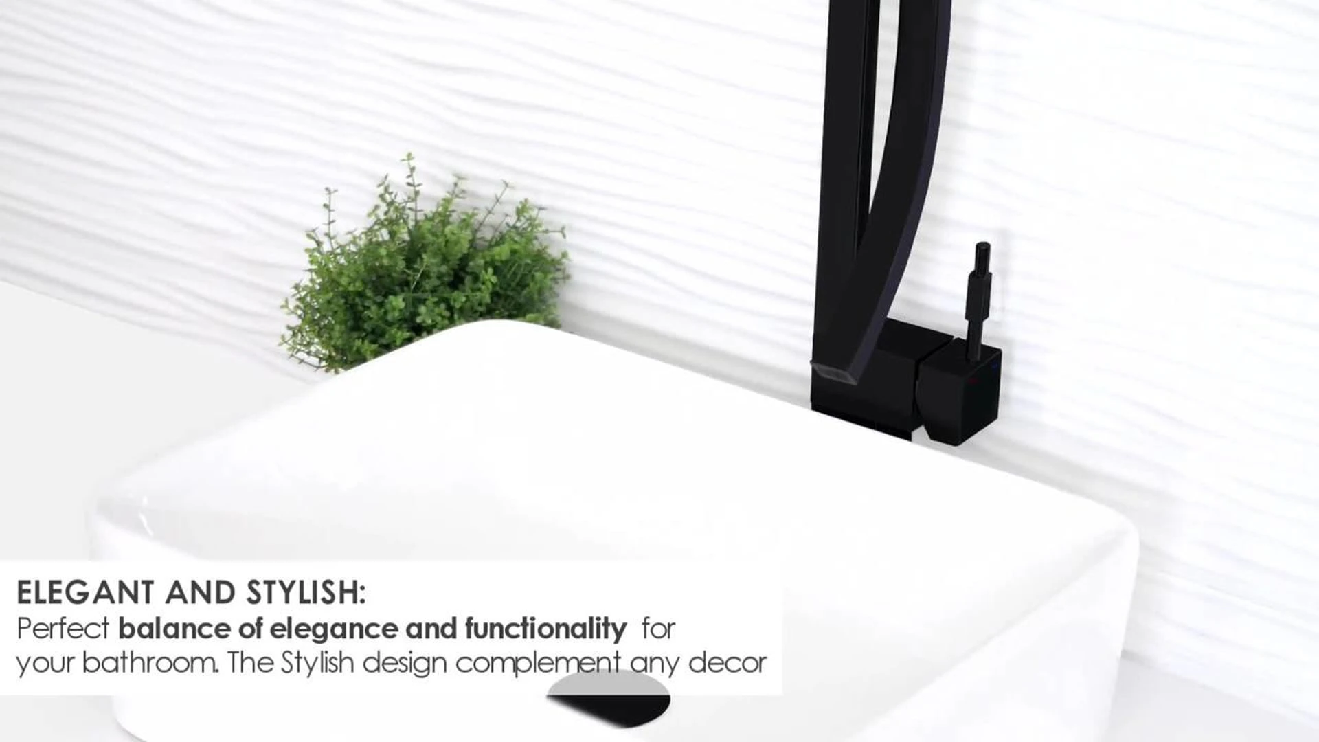 STYLISH Single Handle Bathroom Faucet For Single Hole Brass Vessel Mixer Tap 2 STYLISH Single Handle Bathroom Faucet For Single Hole Brass Vessel Mixer Tap - Image 2