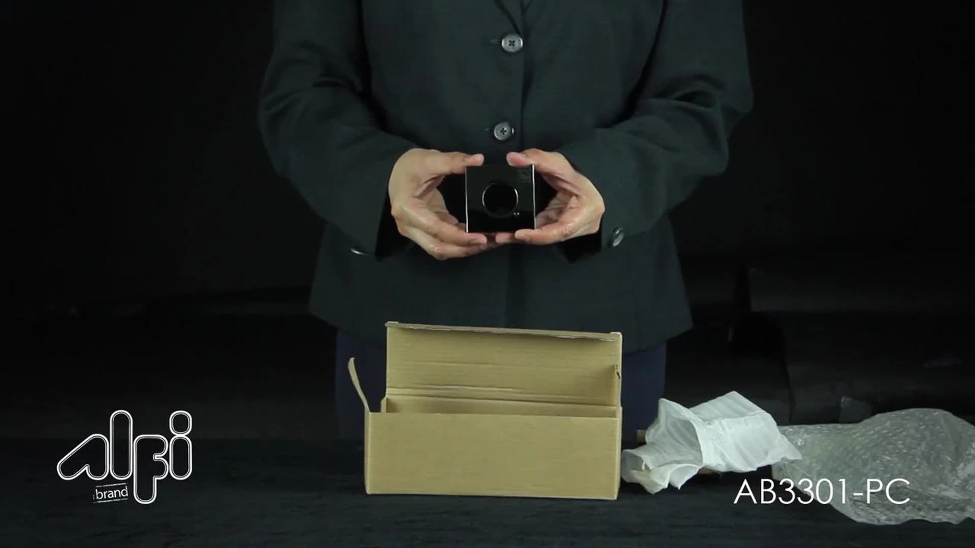 Alfi Trade Brushed Nickel Curved Wallmounted Tub Filler Bathroom Spout, Polished Chrome 2 Alfi Trade Brushed Nickel Curved Wallmounted Tub Filler Bathroom Spout, Polished Chrome - Image 2