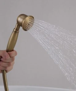 HOMARY Classic Single Handle Swirling Spout Freestanding Tub Faucet, Handshower -Moen-shop 1211419b021c8711 5876 w800 h800 b0 p0