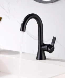 Luxier BSH11-S Single-Handle Bathroom Faucet With Drain, Oil Rubbed Bronze -Moen-shop 15a12b7d0165ee43 4913 w800 h800 b0 p0