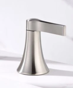 Luxier WSP11-T 2-Handle Widespread Bathroom Faucet With Drain, Brushed Nickel -Moen-shop 1621356c01660d1c 4848 w800 h800 b0 p0