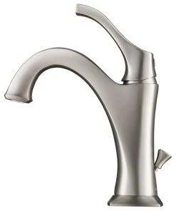 Kraus USA, Inc. Arlo Single Handle 1-Hole Bathroom Basin Faucet, Lift Rod Drain, SFS Steel 24 Kraus USA, Inc. Arlo Single Handle 1-Hole Bathroom Basin Faucet, Lift Rod Drain, SFS Steel -Moen-shop 163130b700e5e755 3102 w800 h800 b1 p0