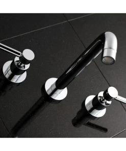 Kingston Brass Two-Handle Wall Mount Tub Faucet, Polished Chrome 7 Kingston Brass Two-Handle Wall Mount Tub Faucet, Polished Chrome -Moen-shop 167127e00c66f296 5808 w800 h800 b0 p0