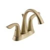 Delta Faucet Delta Lahara 2 Handle Centerset Faucet, Champagne Bronze, 2538-CZMPU-DST