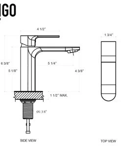 VIGO Davidson Single Hole Bathroom Faucet, Chrome -Moen-shop 18716fc10f478a7c 2125 w800 h800 b1 p0
