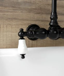 Kingston Brass AE5T0 3-3/8" Wall Mount Tub Faucet, Matte Black -Moen-shop 18e1b589013fb744 0039 w800 h800 b0 p0