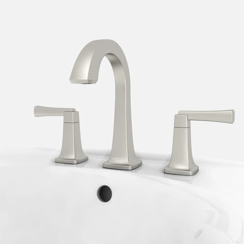 American Standard Brands 2-Handle Widespread Lavatory Faucet, Satin Nickel 3 American Standard Brands 2-Handle Widespread Lavatory Faucet, Satin Nickel - Image 3