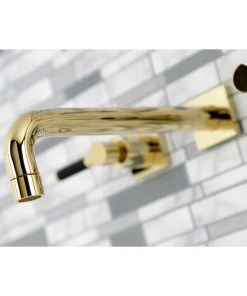 Kingston Brass KS6022DKL Wall Mount Tub Faucet, Polished Brass -Moen-shop 1b41f741013fb84e 0579 w800 h800 b0 p0