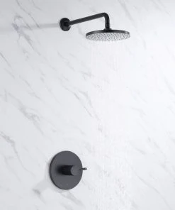 Luxier SS-B01-T Rainfall Shower Faucet Set, Oil Rubbed Bronze -Moen-shop 1da1dcb901f9c866 0102 w800 h800 b0 p0