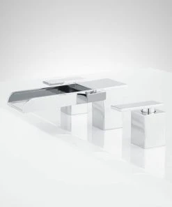 Signature Hardware 924625 Willis Deck Mounted Roman Tub Filler - Brushed Nickel -Moen-shop 1f3114340128e748 2048 w800 h800 b0 p0