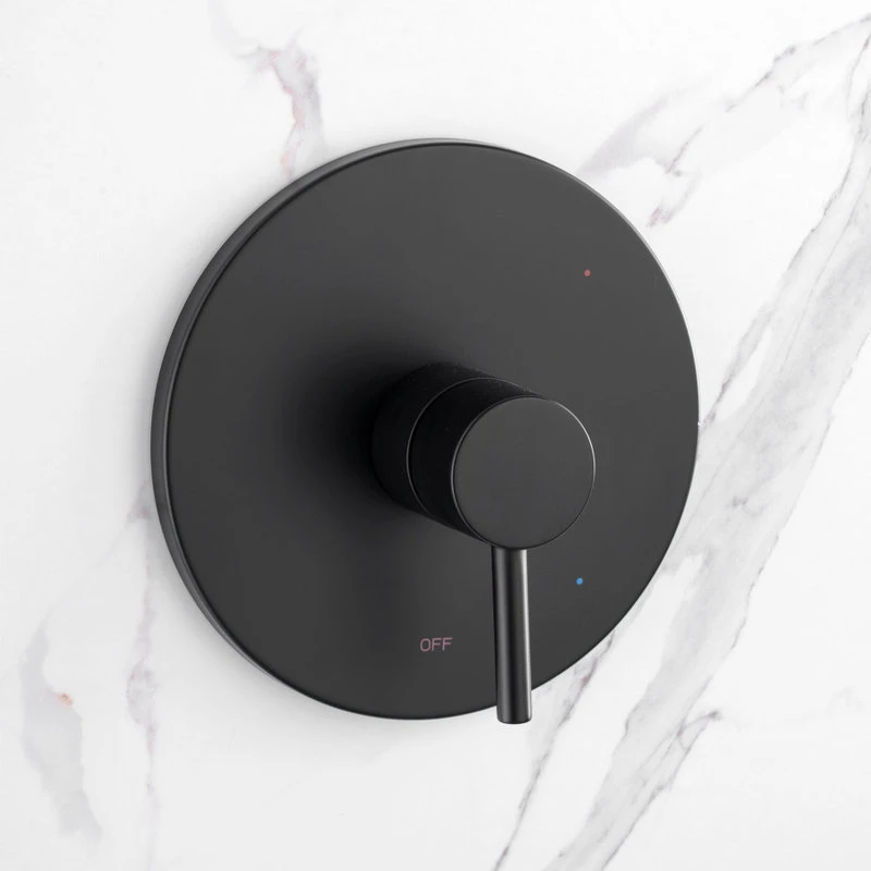 Luxier SS-C01-T-V Rainfall Shower Faucet With Valve And Spout, Matte Black 8 Luxier SS-C01-T-V Rainfall Shower Faucet With Valve And Spout, Matte Black - Image 8