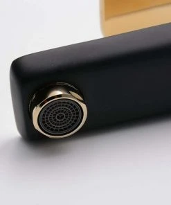 Fontana Showers Bitonto Gold Single Handle Long Reach Spout Black Painting Bathroom Faucet -Moen-shop 20719fb30be01fff 3036 w800 h800 b0 p0