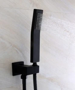 HOMARY Wall Mount 10" Rainshower Hand Shower And Tub Spout Shower System, Matte Black -Moen-shop 2091996a0051d33e 8555 w800 h800 b0 p0