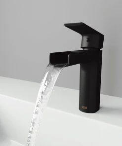VIGO Ileana Single Hole Bathroom Faucet, Matte Black -Moen-shop 21615bf40f4789d0 2983 w800 h800 b0 p0
