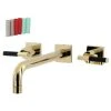 Kingston Brass KS6022CKL Wall Mount Tub Faucet, Polished Brass