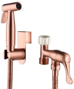 CRO Decor Handheld Stainless Steel Bidet Sprayer For Toilet (Rose)