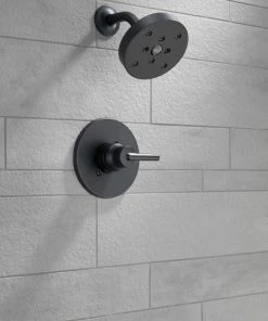 Delta Faucet Delta Trinsic Monitor 14 Series H2Okinetic Shower Trim, Matte Black, T14259-BL -Moen-shop 26f112850cbf41e0 4889 w800 h800 b0 p0