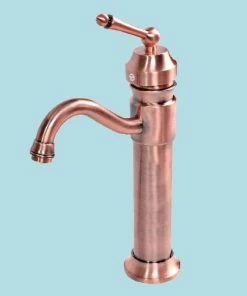 Renovators Supply Manufacturing Antique Copper Bathroom Faucet Single Hole 11-3/4" Tall Single Handle 6 Renovators Supply Manufacturing Antique Copper Bathroom Faucet Single Hole 11-3/4" Tall Single Handle -Moen-shop 271133fe0b58c7bd 0118 w800 h800 b0 p0