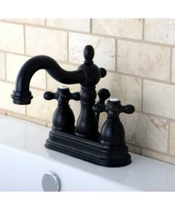 Kingston Brass Kingston 4" Centerset Bathroom Faucet W/Plastic Pop-Up, Oil Rubbed Bronze -Moen-shop 2731ec7d0d5302be 0457 w800 h800 b0 p0