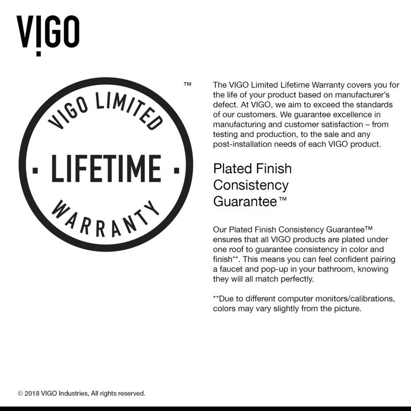 VIGO Paloma Single Hole Bathroom Faucet With Deck Plate 8 VIGO Paloma Single Hole Bathroom Faucet With Deck Plate - Image 8