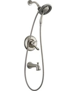 Delta Faucet Delta Linden Monitor 17 Series Tub And Shower Trim With In2ition, Stainless