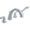 Delta Faucet Delta Dryden Roman Tub With Hand Shower Trim, Chrome, T4751