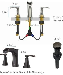 Pfister LF-049-JD Jaida 1.2 (GPM) Widespread Bathroom Faucet - Spot Defense 7 Pfister LF-049-JD Jaida 1.2 (GPM) Widespread Bathroom Faucet - Spot Defense -Moen-shop 2a71db46005d6d9e 2000 w800 h800 b1 p0