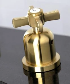Kingston Brass Fauceture Widespread Bathroom Faucet With Brass Pop-Up, Brushed Brass -Moen-shop 2d21dcc30e7eb9f3 2356 w800 h800 b0 p0