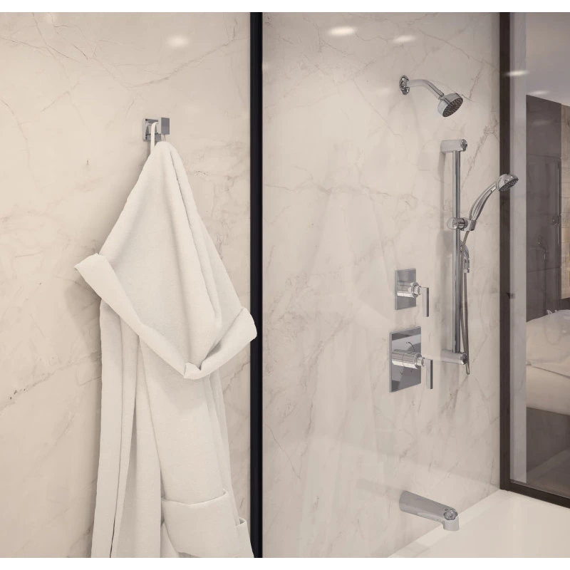 Symmons Duro Shower Trim Kit, Tub Spout, Single Spray, Hand Spray, Polished Chrome 2 Symmons Duro Shower Trim Kit, Tub Spout, Single Spray, Hand Spray, Polished Chrome - Image 2