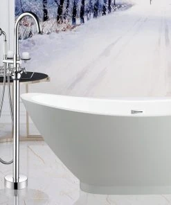 Vanity Art LLC Vanity Art Freestanding Tub Faucet, Polished Chrome -Moen-shop 2ee186ce0dc50ad4 2943 w800 h800 b0 p0