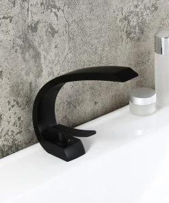 HOMARY Modern 1-Handle Bathroom Sink Faucet With Pop Up Drain, Matte Black 7 HOMARY Modern 1-Handle Bathroom Sink Faucet With Pop Up Drain, Matte Black -Moen-shop 30411fe20d1d9c1b 2837 w800 h800 b0 p0