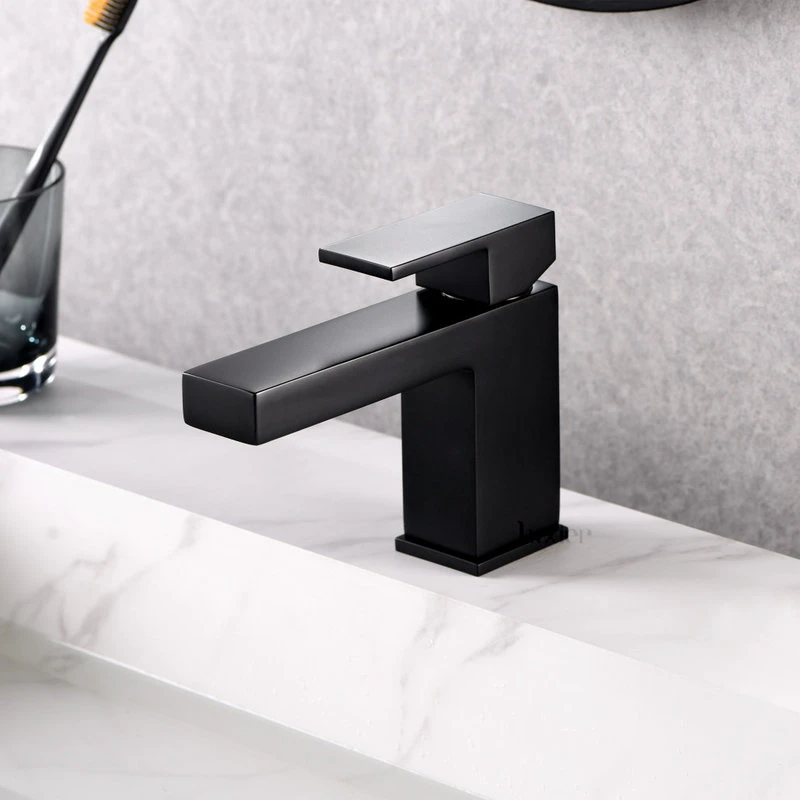 Luxier BSH05-S Single-Handle Bathroom Faucet With Drain, Matte Black 2 Luxier BSH05-S Single-Handle Bathroom Faucet With Drain, Matte Black - Image 2